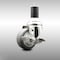 Service Caster 3 Inch 316SS Thermoplastic Rubber Swivel 1-1/2 Inch Expanding Stem Caster Brake SCC-SS316EX20S314-TPRB-TLB-112 - alternate 1